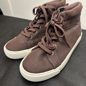 Old Navy Gray High-Top Sneakers Size 4